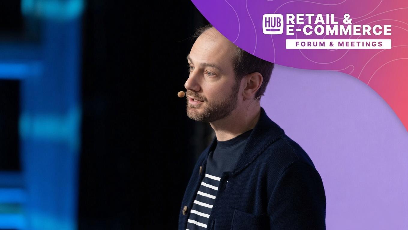 Mathieu Robin sur la scène du HUB Retail & E-Commerce Forum